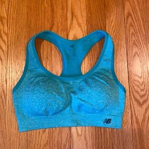 Turquoise New Balance Sports Bra
